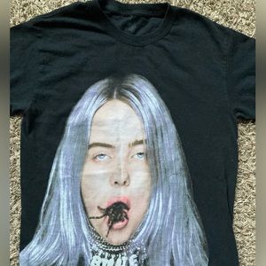 Black Billie Eilish T-Shirt size Small